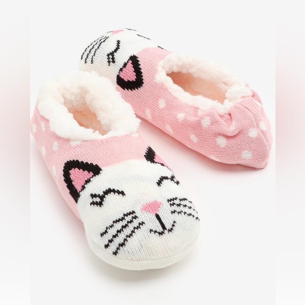 Ardene Cat Slipper Socks / Size: M-L / NWT
